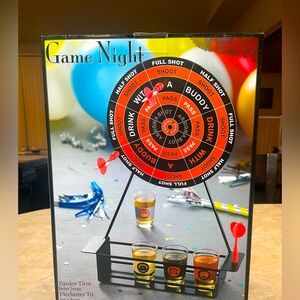 Dartboard Drinking Game Set NIB